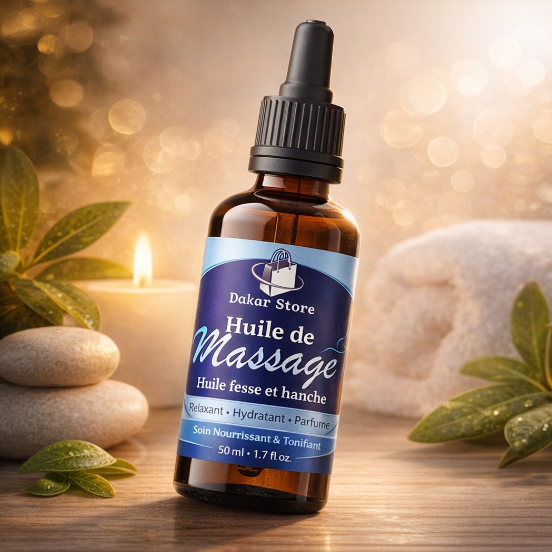 Huile de massage fesse et hanche