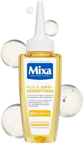 Mixa Huile Anti-Vergetures 100ml avec 30% Omégas 6 & 9