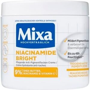 Crème hydratante anti-taches 400ml visage corps mains Mixa